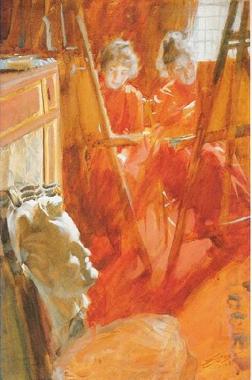 Les demoiselles Schwartz, Anders Zorn